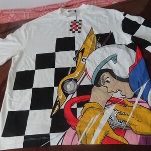 Zara Mach Gogogo Speed Racer Collaboration T-Shirt Size LARGE L NWT